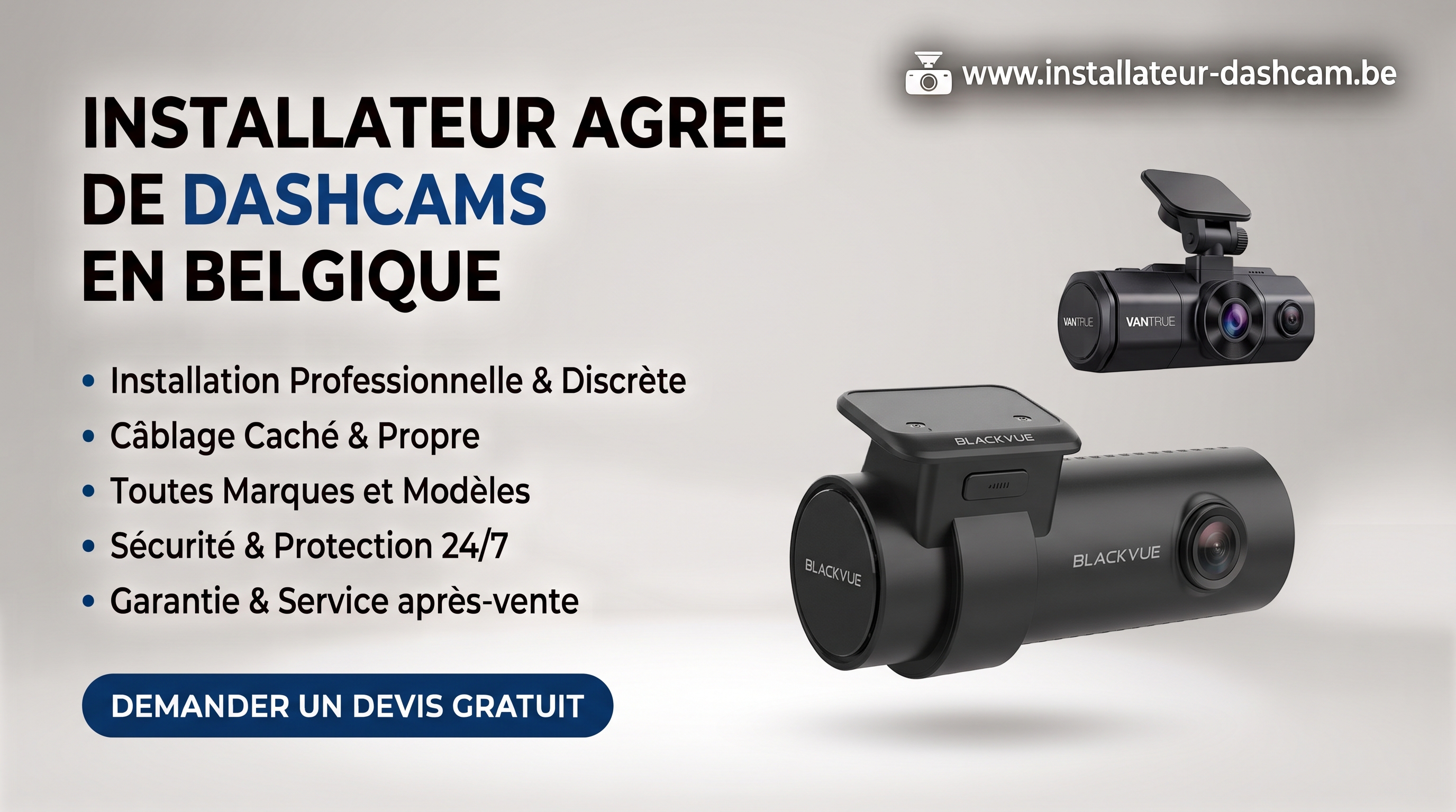 Installateur Agréé de Dashcams en Belgique